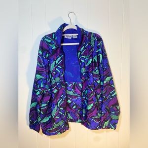 A 1986-1996 Vintage Reebok Windbreaker, Men’s Large